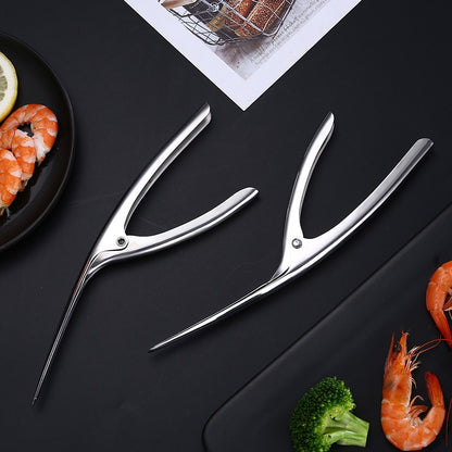 304 Stainless Steel Shrimp Peeler Practical Shrimp Peeling Pliers Shrimp Peeler Skin Shrimp Crawfish Kitchen Gadget