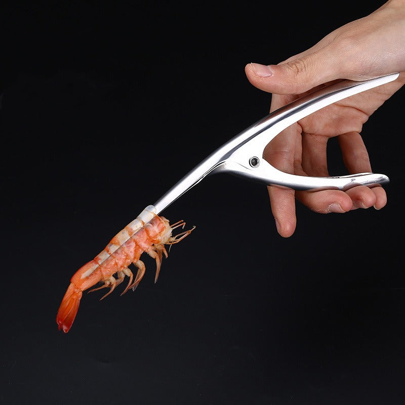 304 Stainless Steel Shrimp Peeler Practical Shrimp Peeling Pliers Shrimp Peeler Skin Shrimp Crawfish Kitchen Gadget
