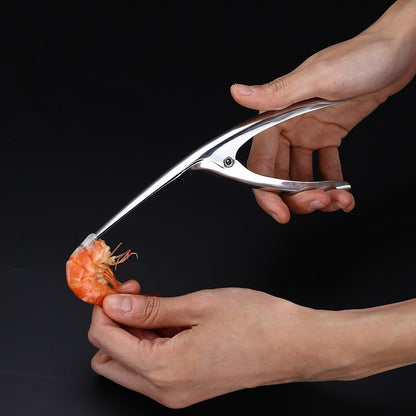 304 Stainless Steel Shrimp Peeler Practical Shrimp Peeling Pliers Shrimp Peeler Skin Shrimp Crawfish Kitchen Gadget