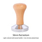 51/53/58mm Coffee Press Powder Hammer Solid Wood Handle Stainless Steel Filling Hammer Italian Coffee Machine Appliance